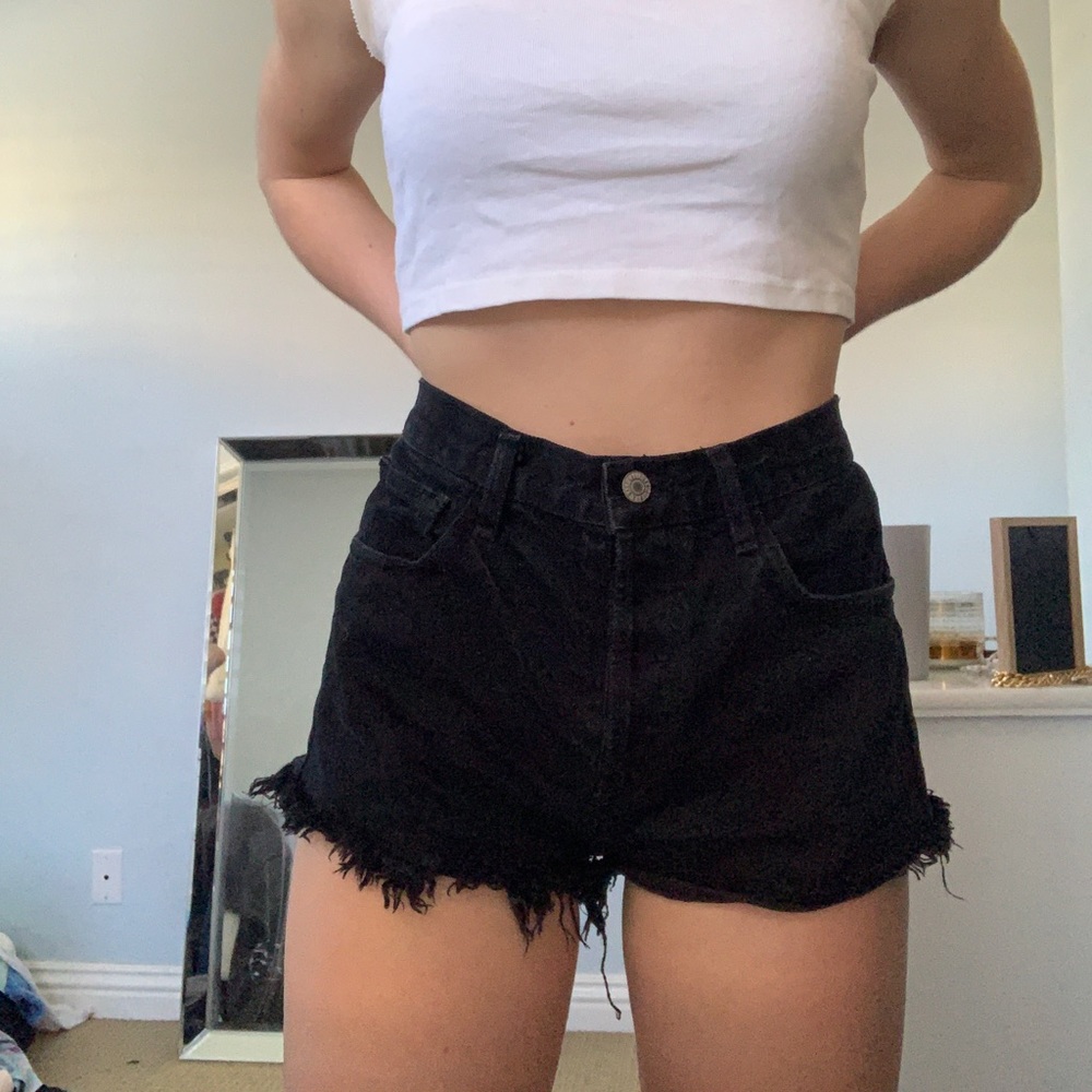 Black Brandy Melville Denim Shorts